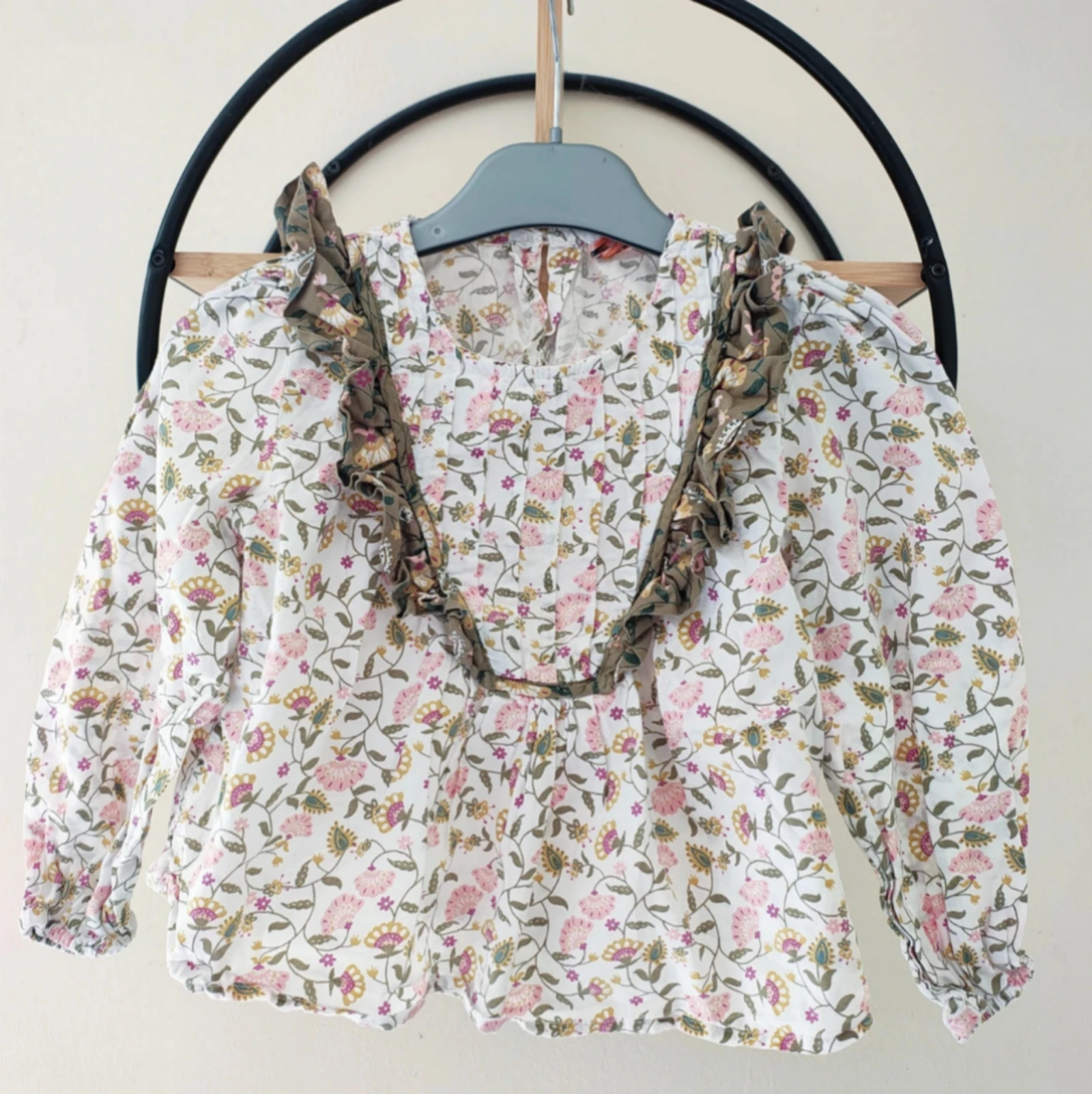5 ans blouse tape à l'oeil 